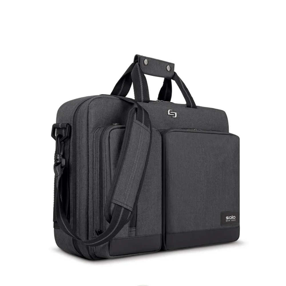 solo Stylish Black Laptop Bag